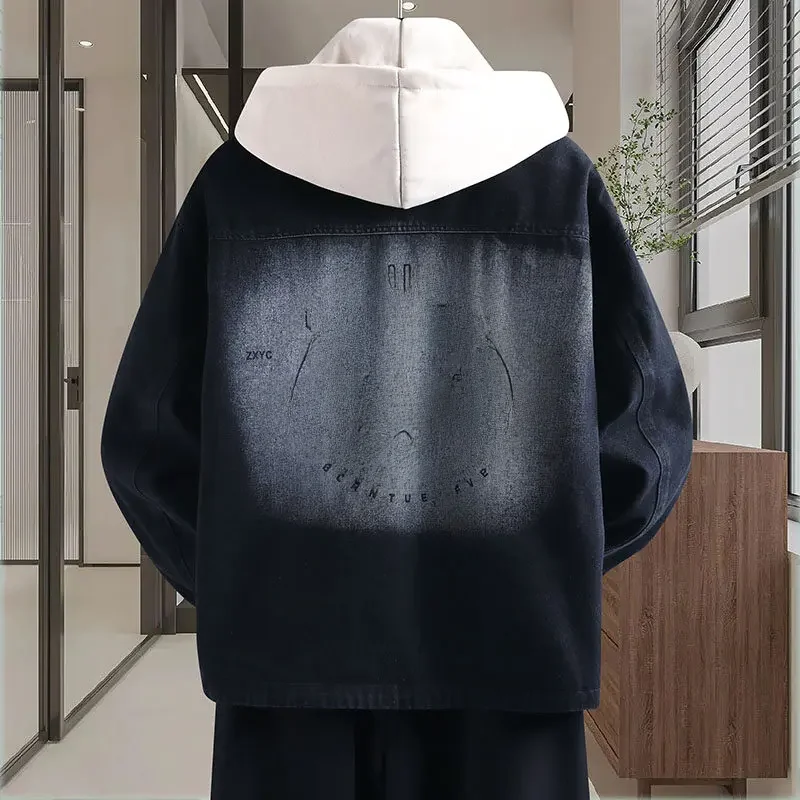 Модная свободная мужская джинсовая куртка весна-осень 2025 для подростков и студентов, трендовая повседневная верхняя одежда в коротком стиле
Модная свободная мужская джинсовая куртка весна-осень 2025 для подростков и студентов, трендовая повседневная верхняя одежда в коротком стиле