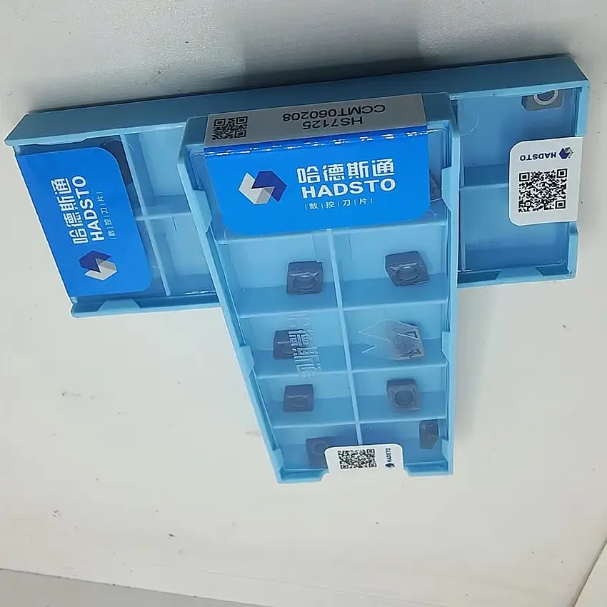 CCMT060208 HS7125 CCMT21.52 HADSTO CNC blade carbide inserts Turning tools For Stainless steel, Steel, Cast iron
CCMT060208 HS7125 CCMT21.52 HADSTO CNC blade carbide inserts Turning tools For Stainless steel, Steel, Cast iron