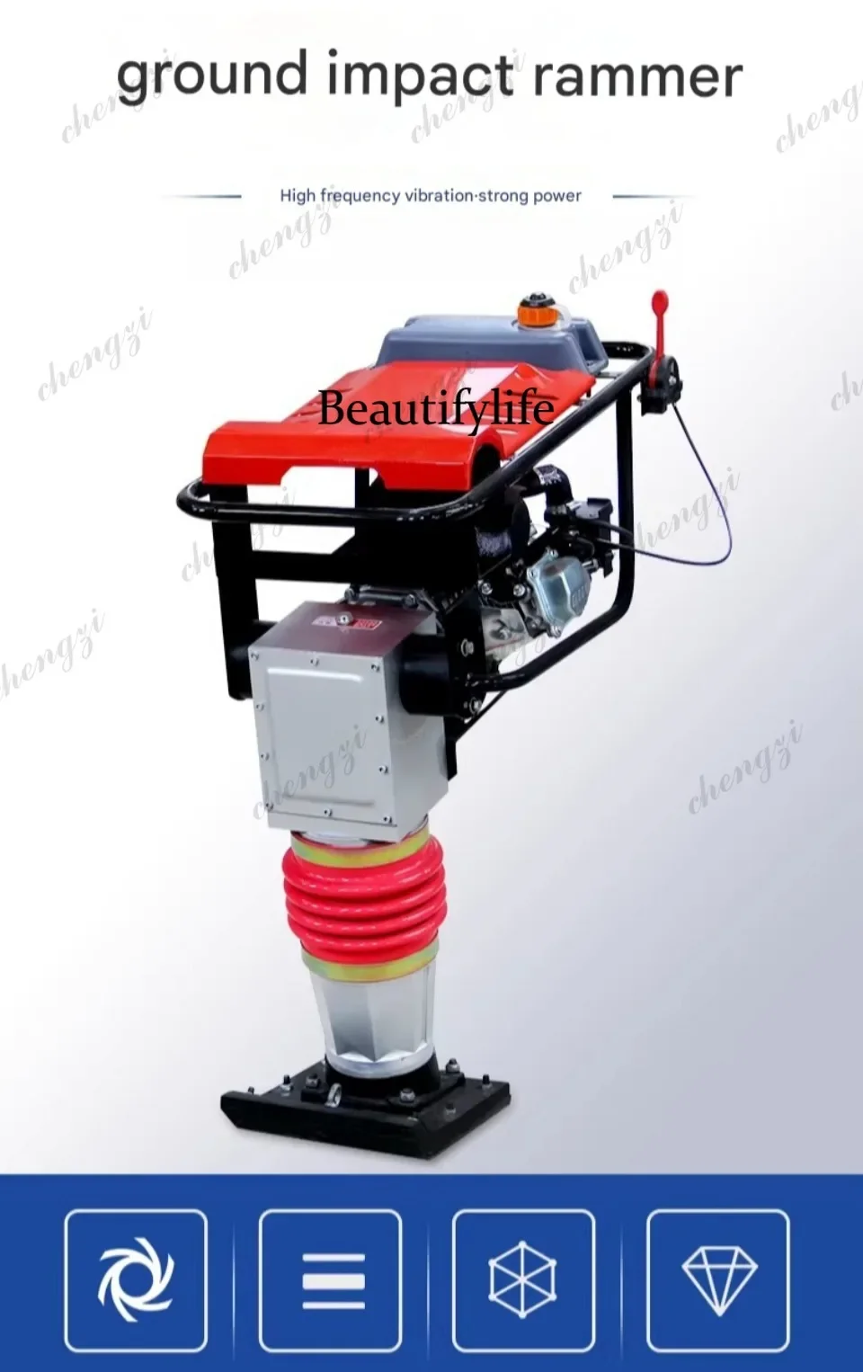 K182 Electric Powered Vibratory Ramming Machine Hand Held Impact Tamper For Foundation Ground Compaction Road Construction Equip
K182 Electric Powered Vibratory Ramming Machine Hand Held Impact Tamper For Foundation Ground Compaction Road Construction Equip