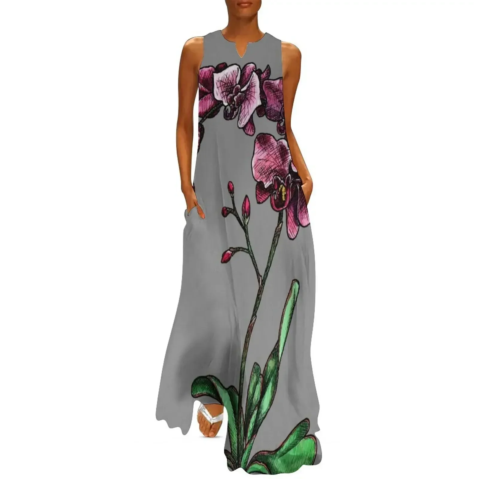Orchids Watercolor Painting Long Dress african dresses for woman dresses women summer 2025 dresses for woman 2025 Dress
Orchids Watercolor Painting Long Dress african dresses for woman dresses women summer 2025 dresses for woman 2025 Dress