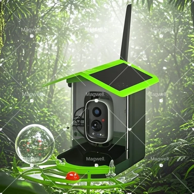 New smart outdoor bird feeder, equipped with AI recognition 4K solar camera,8-liter waterproof design,suitable for bird watching
New smart outdoor bird feeder, equipped with AI recognition 4K solar camera,8-liter waterproof design,suitable for bird watching