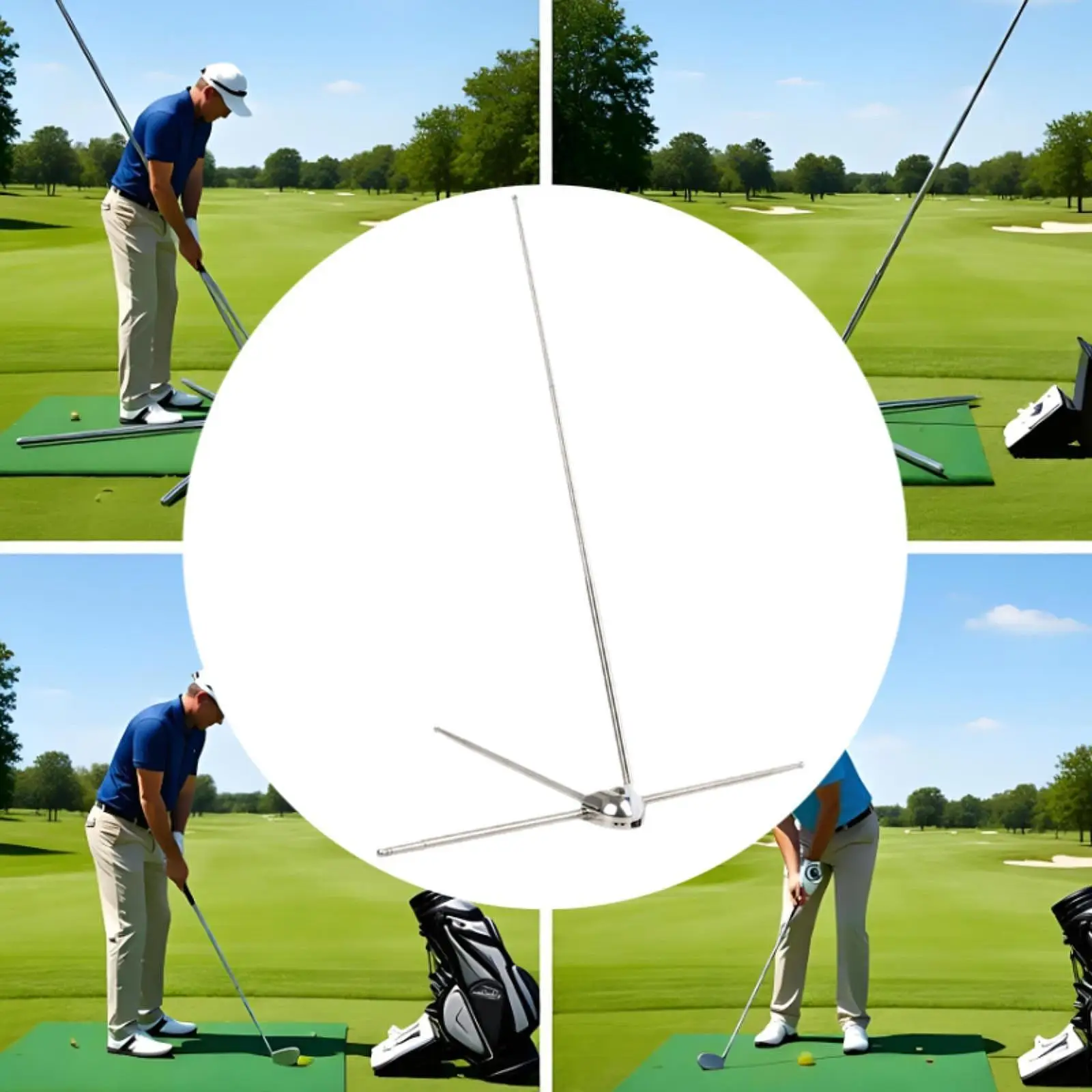 Portable Golf Alignment Stick Adjustable Angle Club Lie Tool for Golf Practice Net and Training
Portable Golf Alignment Stick Adjustable Angle Club Lie Tool for Golf Practice Net and Training