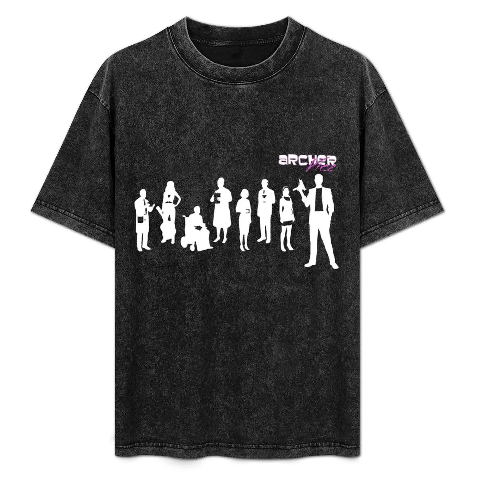 Archer Vice - Characters - Silhouette T-Shirt Vintage Style Printed Top
Archer Vice - Characters - Silhouette T-Shirt Vintage Style Printed Top