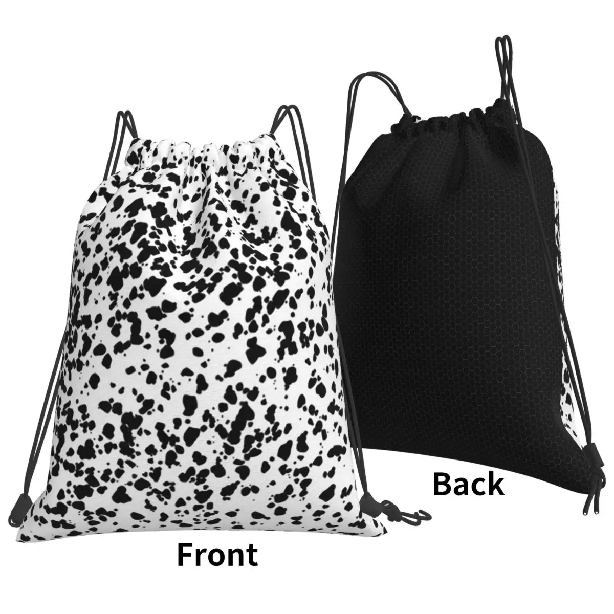 Dalmatian Dog Texture Backpacks Fashion Drawstring Bags Shoes Bag Book Bags for Man Woman School
Dalmatian Dog Texture Backpacks Fashion Drawstring Bags Shoes Bag Book Bags for Man Woman School