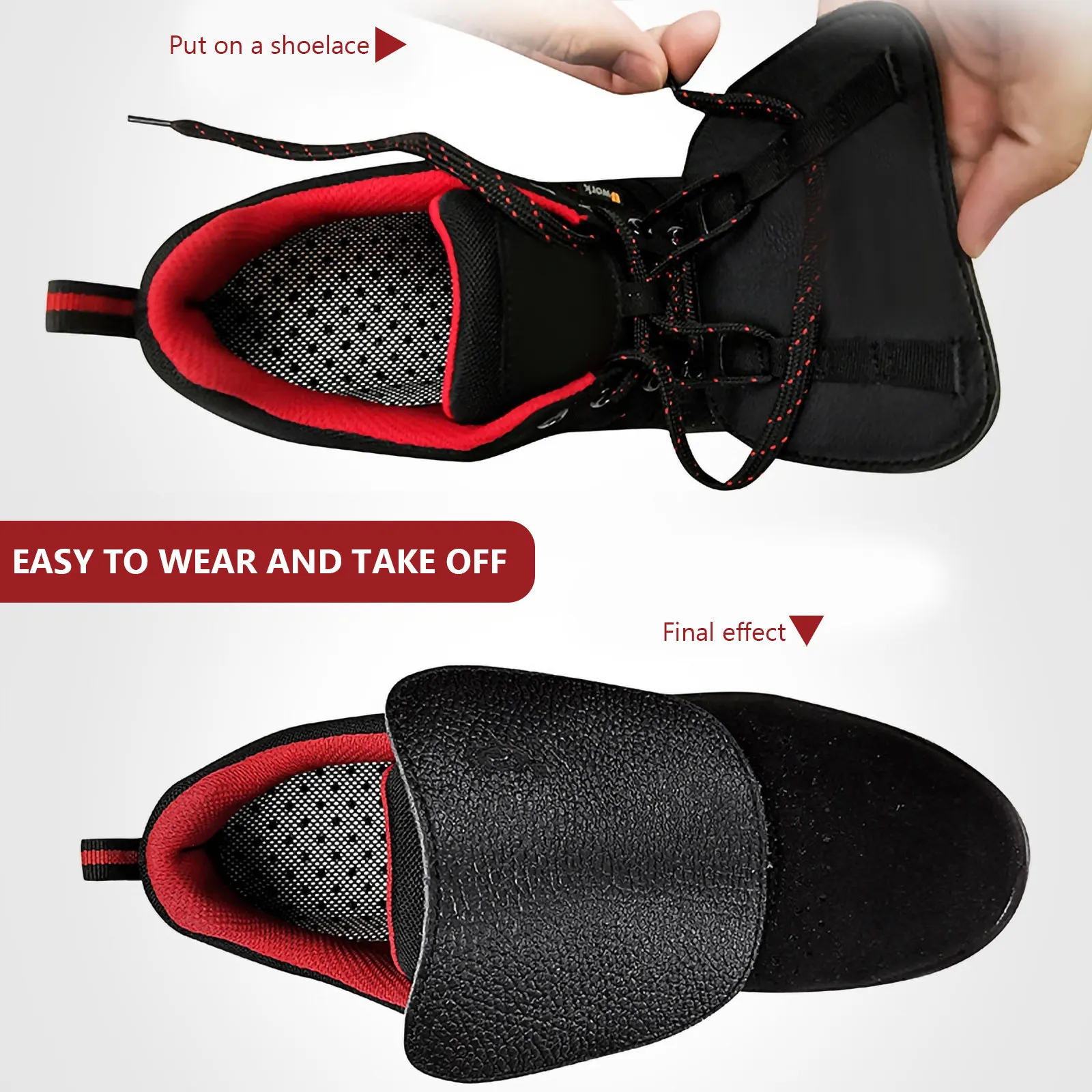 1Pair Heavy-Duty Safety Shoes Covers Comfortable Easy-on Off Toe Protection for Workers Visitors Lightweight Portable
1Pair Heavy-Duty Safety Shoes Covers Comfortable Easy-on Off Toe Protection for Workers Visitors Lightweight Portable