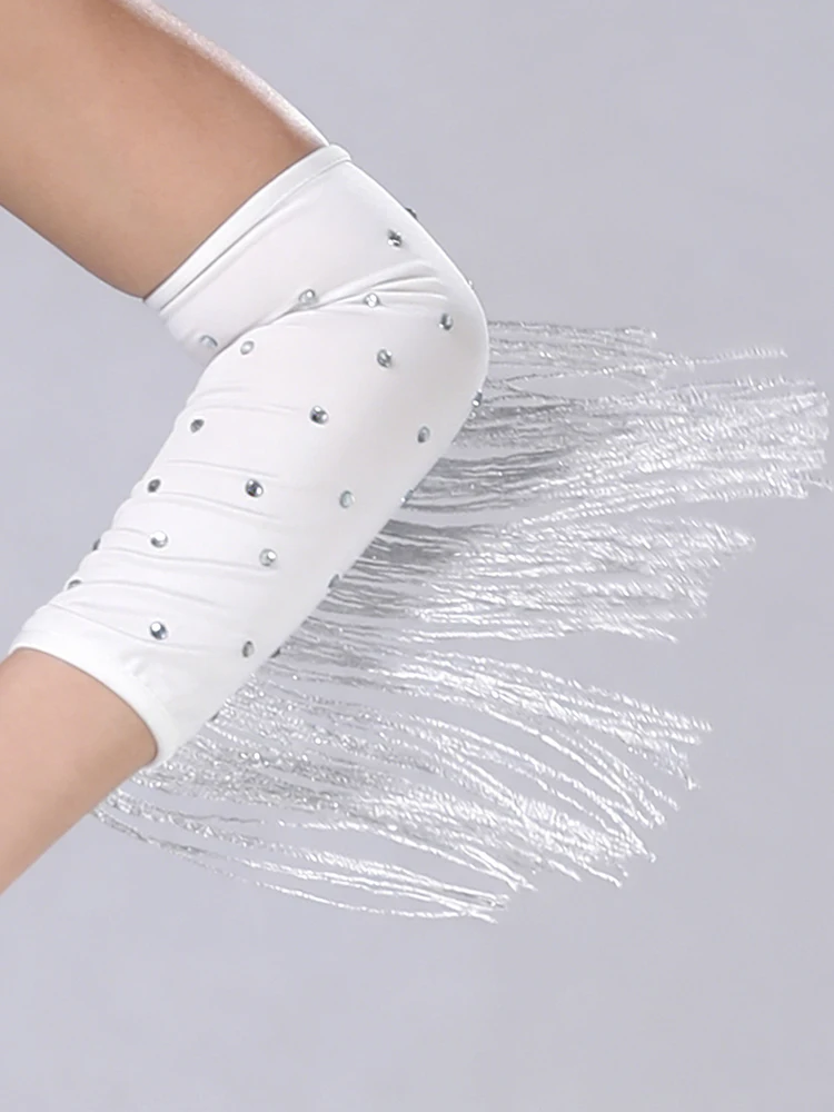 Latin Dance Arm Sleeves Fringe Rhinestone Sparkly Tassel Cuffs for Women Practice Performance
Latin Dance Arm Sleeves Fringe Rhinestone Sparkly Tassel Cuffs for Women Practice Performance