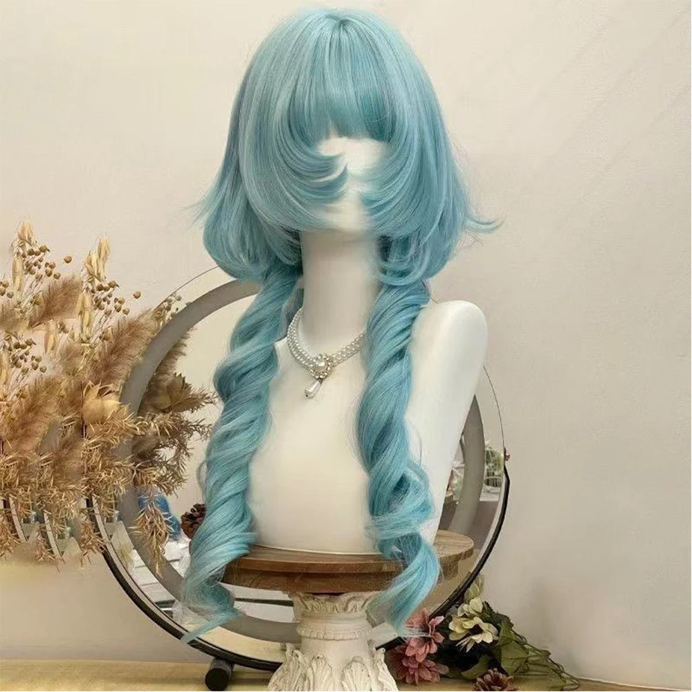 Double Ponytail synthetic Wig Lolita Long Curly Hair Princess Roll Wig for Women Halloween Xmas Cosplay Wigs Heat Resistant
Double Ponytail synthetic Wig Lolita Long Curly Hair Princess Roll Wig for Women Halloween Xmas Cosplay Wigs Heat Resistant