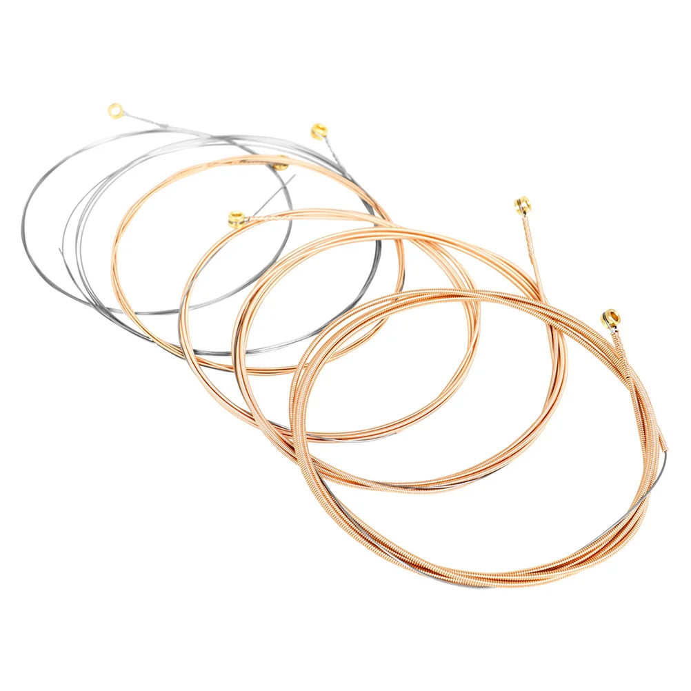 6 Pcs Phosphor Copper Red Folk Guitar String Set Clear Sound Replacement Parts Acoustic Strings Easy Install
6 Pcs Phosphor Copper Red Folk Guitar String Set Clear Sound Replacement Parts Acoustic Strings Easy Install
