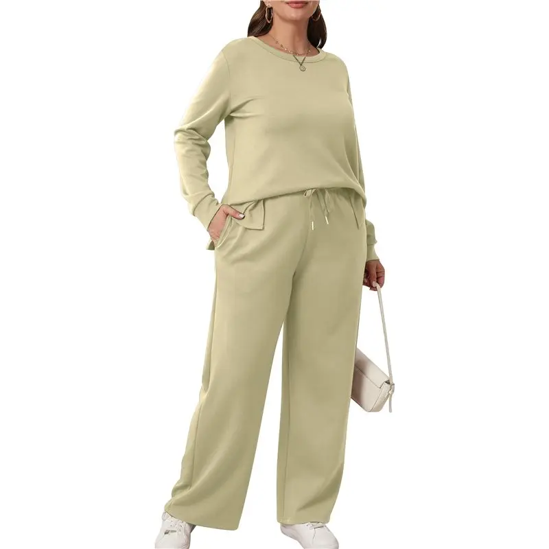 CYL-Women's 2 Piece Lounge Sets Side Slit Outfits Wide Leg Tracksuit Comfy Loungewear Fashion Sweatsuit
CYL-Women's 2 Piece Lounge Sets Side Slit Outfits Wide Leg Tracksuit Comfy Loungewear Fashion Sweatsuit