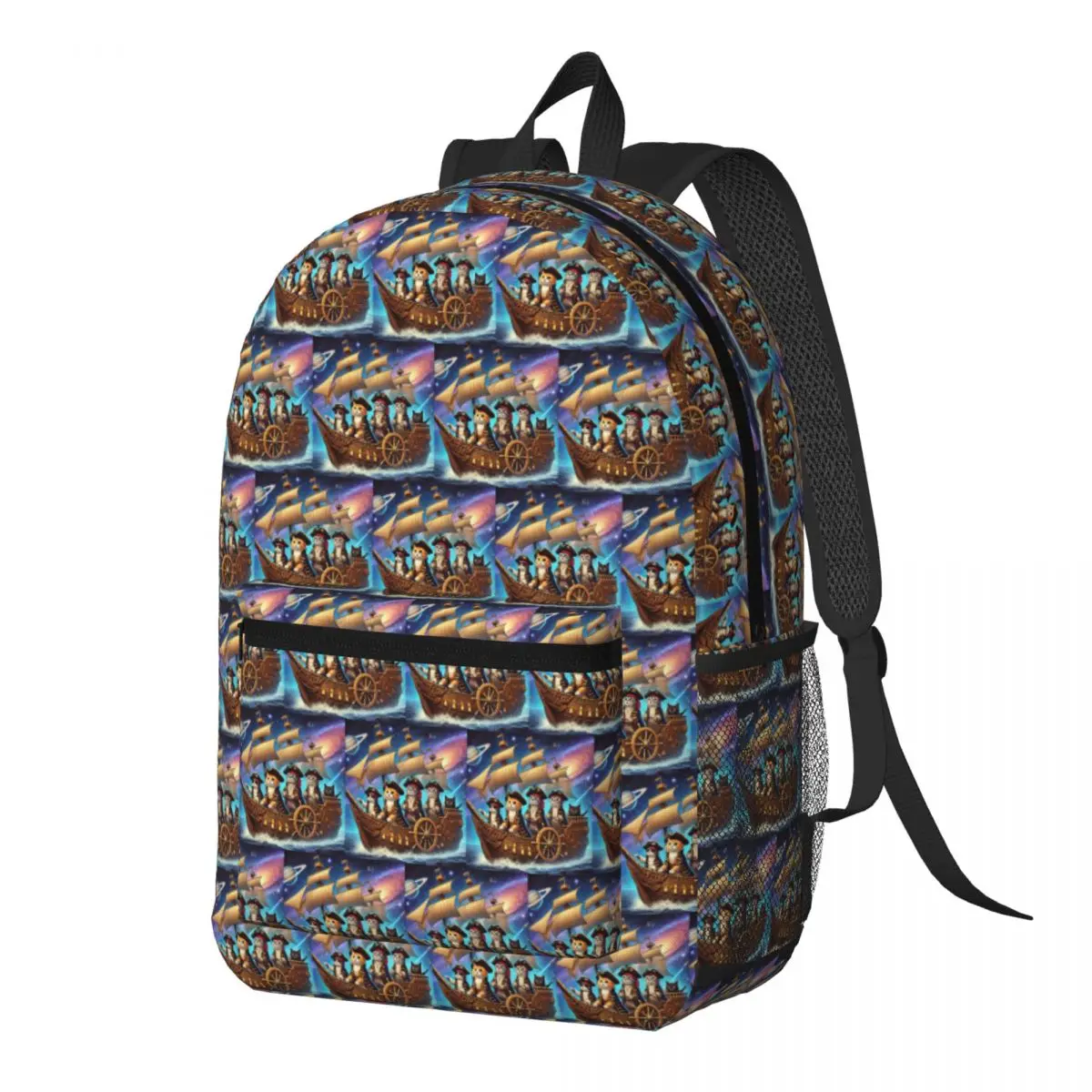 Cute Pirate Cats Backpack Daypack Large Capacity Kids BookBag School Bag Shoulder Bags for Men Women
Cute Pirate Cats Backpack Daypack Large Capacity Kids BookBag School Bag Shoulder Bags for Men Women