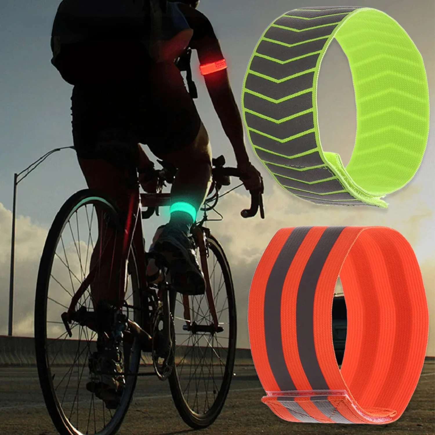 1 Cycling Reflective Strips Outdoor Running Warning Wristband Safety Armband Bicycle Bind Pants Hand Leg Strap Sports Tape Bbs
1 Cycling Reflective Strips Outdoor Running Warning Wristband Safety Armband Bicycle Bind Pants Hand Leg Strap Sports Tape Bbs