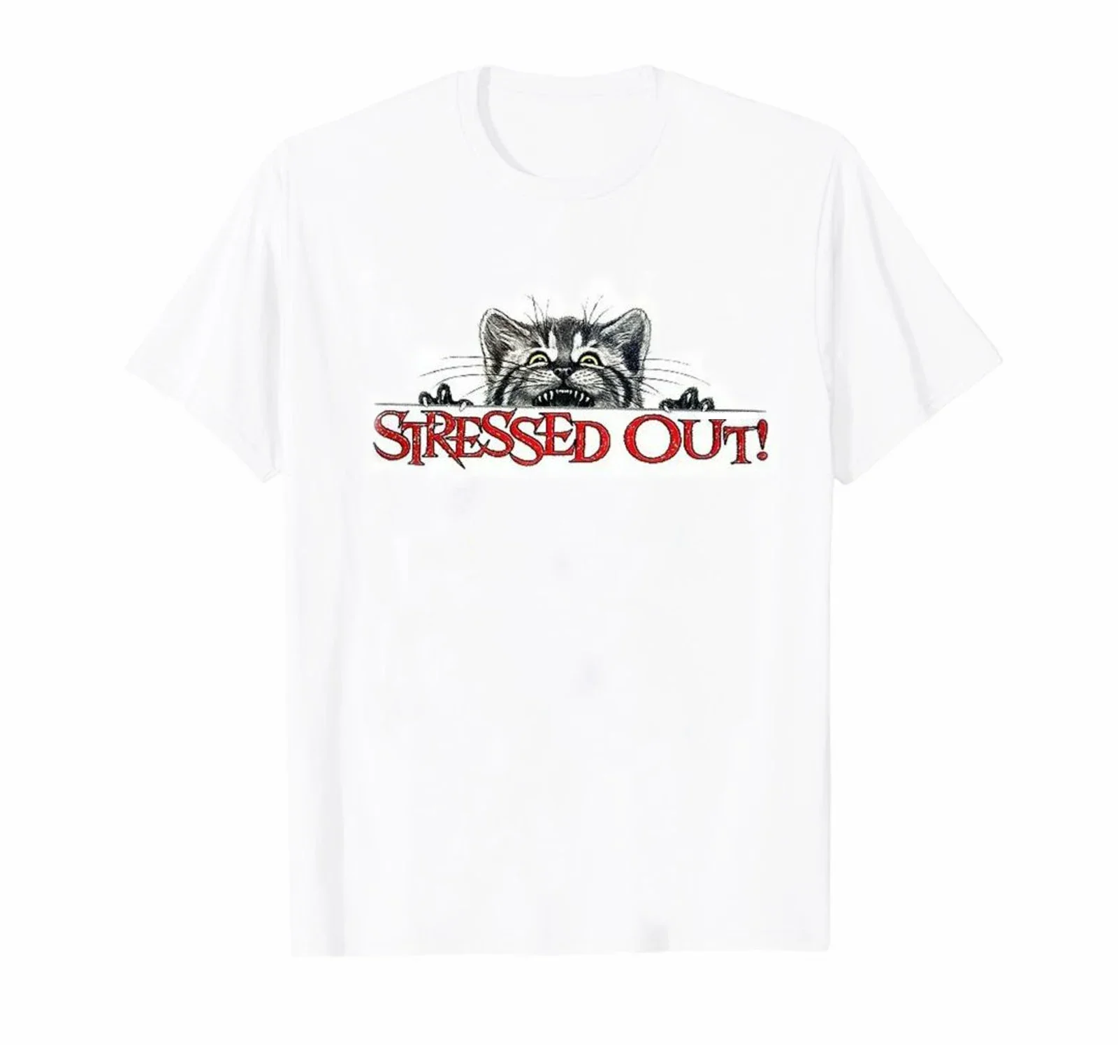 Stressed Out Cat. Funny Scaredy Kitten Arts T-Shirt 100% Cotton O-Neck Summer Short Sleeve Casual Mens T-shirt Size S-3XL
Stressed Out Cat. Funny Scaredy Kitten Arts T-Shirt 100% Cotton O-Neck Summer Short Sleeve Casual Mens T-shirt Size S-3XL