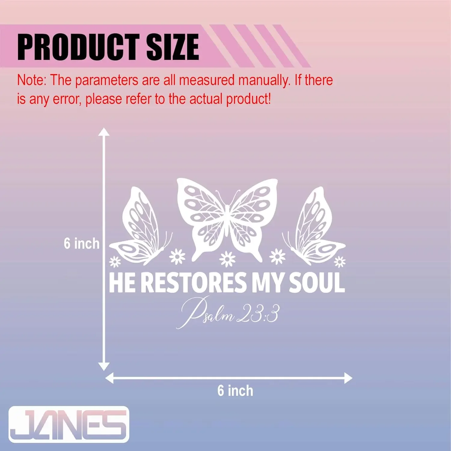 1PC Believe in Yourself Never Give Up Vinyl Sticker Faith Inspirational Waterproof Decal for Car Window Bumper Decor
1PC Believe in Yourself Never Give Up Vinyl Sticker Faith Inspirational Waterproof Decal for Car Window Bumper Decor