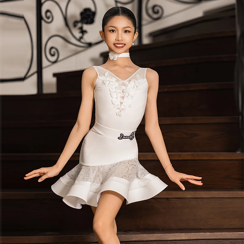Kids Chacha Latin Dance Dresses Girls Latin Dance Competition Clothes Children'S Samba Rumba Ballroom Dance Costume DW10726
Kids Chacha Latin Dance Dresses Girls Latin Dance Competition Clothes Children'S Samba Rumba Ballroom Dance Costume DW10726