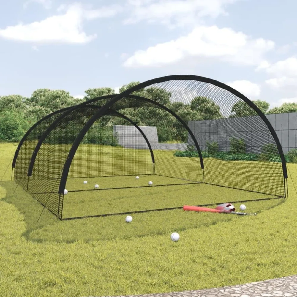 Baseball Batting Cage Net Black 236.2"x157.5"x98.4" Polyester,Sporting Goods,Athletics,Baseball & Softball,Baseballs,93749
Baseball Batting Cage Net Black 236.2"x157.5"x98.4" Polyester,Sporting Goods,Athletics,Baseball & Softball,Baseballs,93749
