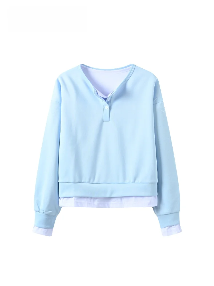 Свободный свитшот с длинными рукавами и круглым вырезом для женщин больших размеров, модный осенний топ для похудения, повседневная уличная одежда больших размеров Cara CLUB
Свободный свитшот с длинными рукавами и круглым вырезом для женщин больших размеров, модный осенний топ для похудения, повседневная уличная одежда больших размеров Cara CLUB