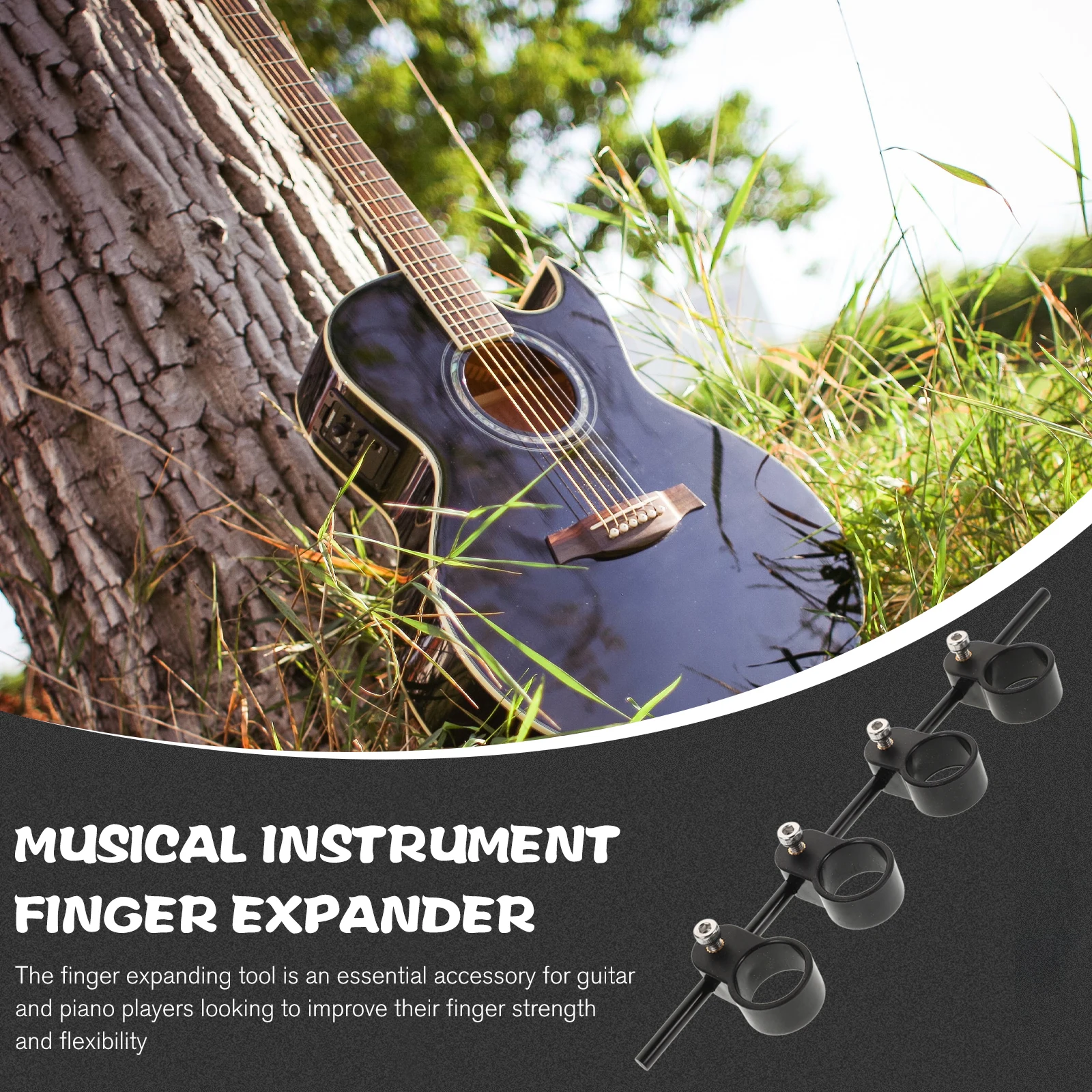 Guitar Chord Finger Opening Expander Strength Trainer Exercise Device Elastic Rod Adjustable Screw Multifunctional Guitar
Guitar Chord Finger Opening Expander Strength Trainer Exercise Device Elastic Rod Adjustable Screw Multifunctional Guitar