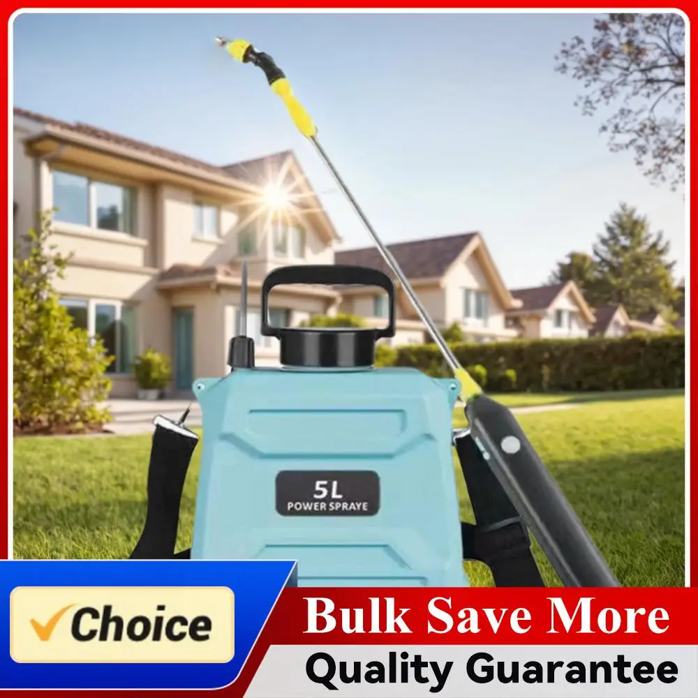 5L Shoulder Sprayer Electric Backpack Sprayer USB Rechargeable Garden Water Sprayer Lawn Sprinkler for Lawn Watering
5L Shoulder Sprayer Electric Backpack Sprayer USB Rechargeable Garden Water Sprayer Lawn Sprinkler for Lawn Watering