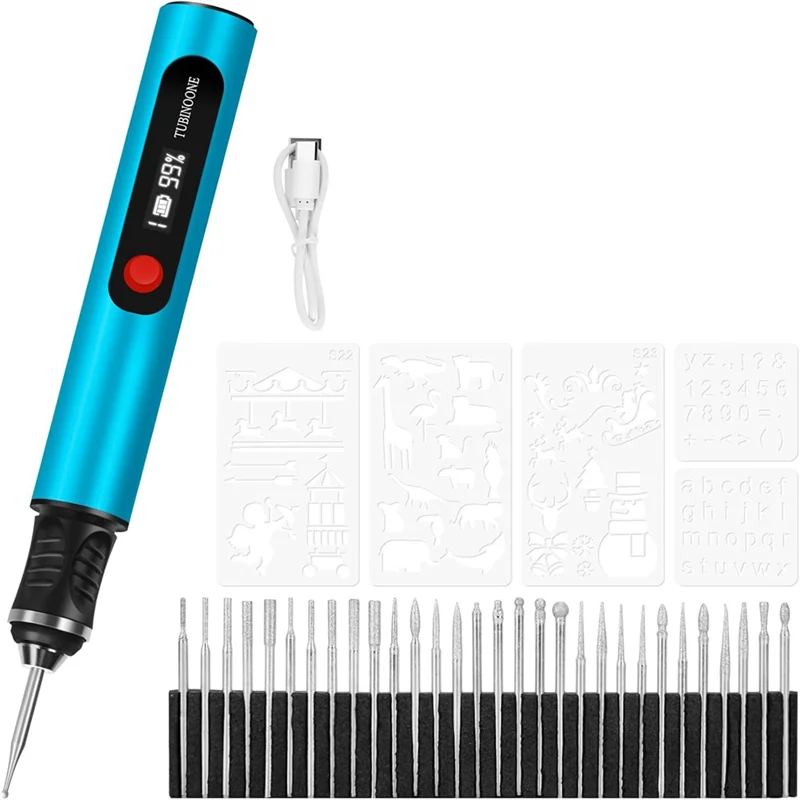【Hot Cake】For Artists & Diyers Engrave 50+ Surfaces - Beginner Friendly - Rechargeable 30 Bits & Mastery Guide C
【Hot Cake】For Artists & Diyers Engrave 50+ Surfaces - Beginner Friendly - Rechargeable 30 Bits & Mastery Guide C