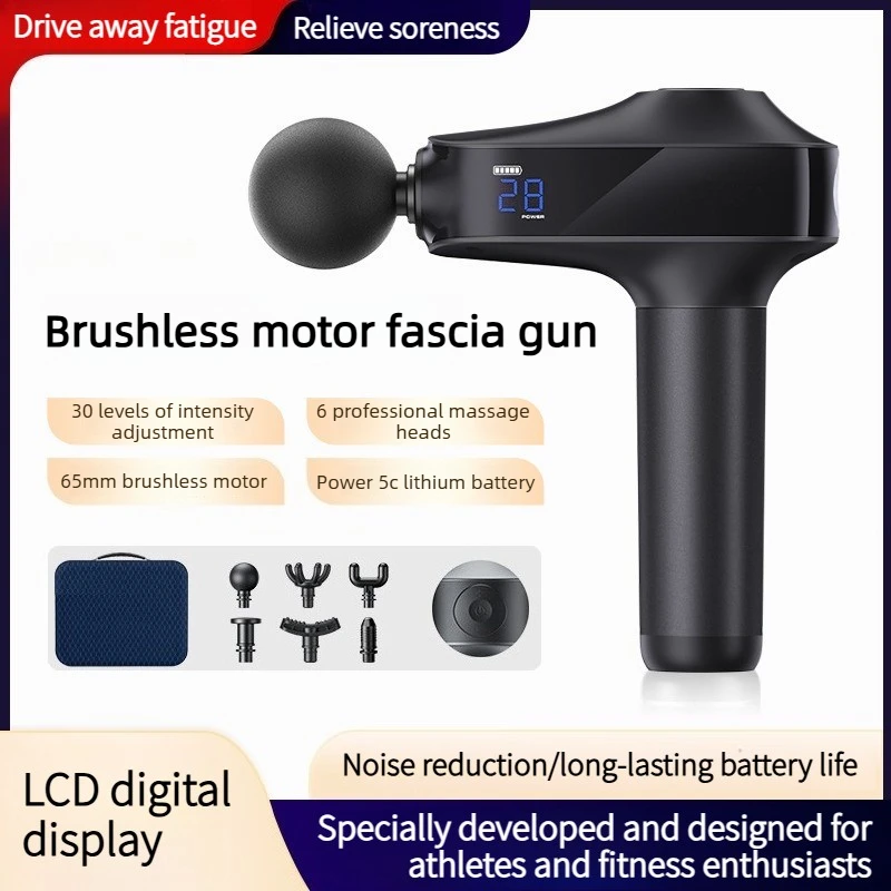 Professional grade muscle relaxation massager, home multi speed adjustable massage multifunctional athlete electric fascia gun
Professional grade muscle relaxation massager, home multi speed adjustable massage multifunctional athlete electric fascia gun