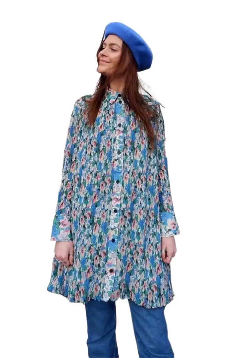 New Spring Women Sweet Floral Casual Straight Dress Elegant Party Dress Lightweight Long Sleeve Loose Vestidos
New Spring Women Sweet Floral Casual Straight Dress Elegant Party Dress Lightweight Long Sleeve Loose Vestidos