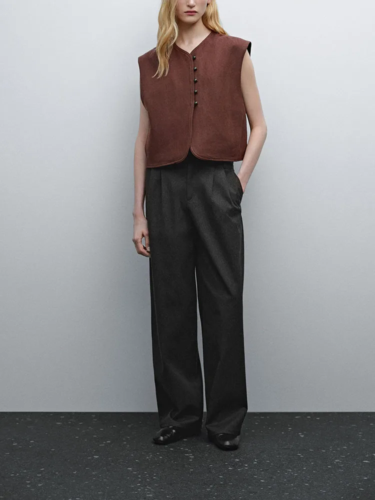 Ele Red Brown Suit Vest New Arrival Spring 2025 Women's Faion Commute Regular Length Color 00% Other Material
Ele Red Brown Suit Vest New Arrival Spring 2025 Women's Faion Commute Regular Length Color 00% Other Material