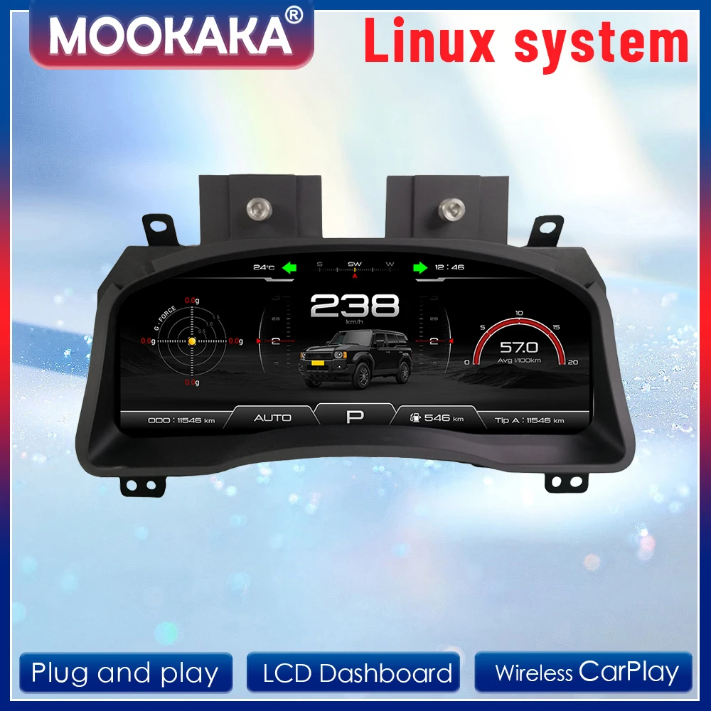 Car Digital Cluster For Toyota Prado 2004-2009 Dashboard LCD Instrument Virtual Cockpit Player Speedometer Headunit Meter Screen
Car Digital Cluster For Toyota Prado 2004-2009 Dashboard LCD Instrument Virtual Cockpit Player Speedometer Headunit Meter Screen