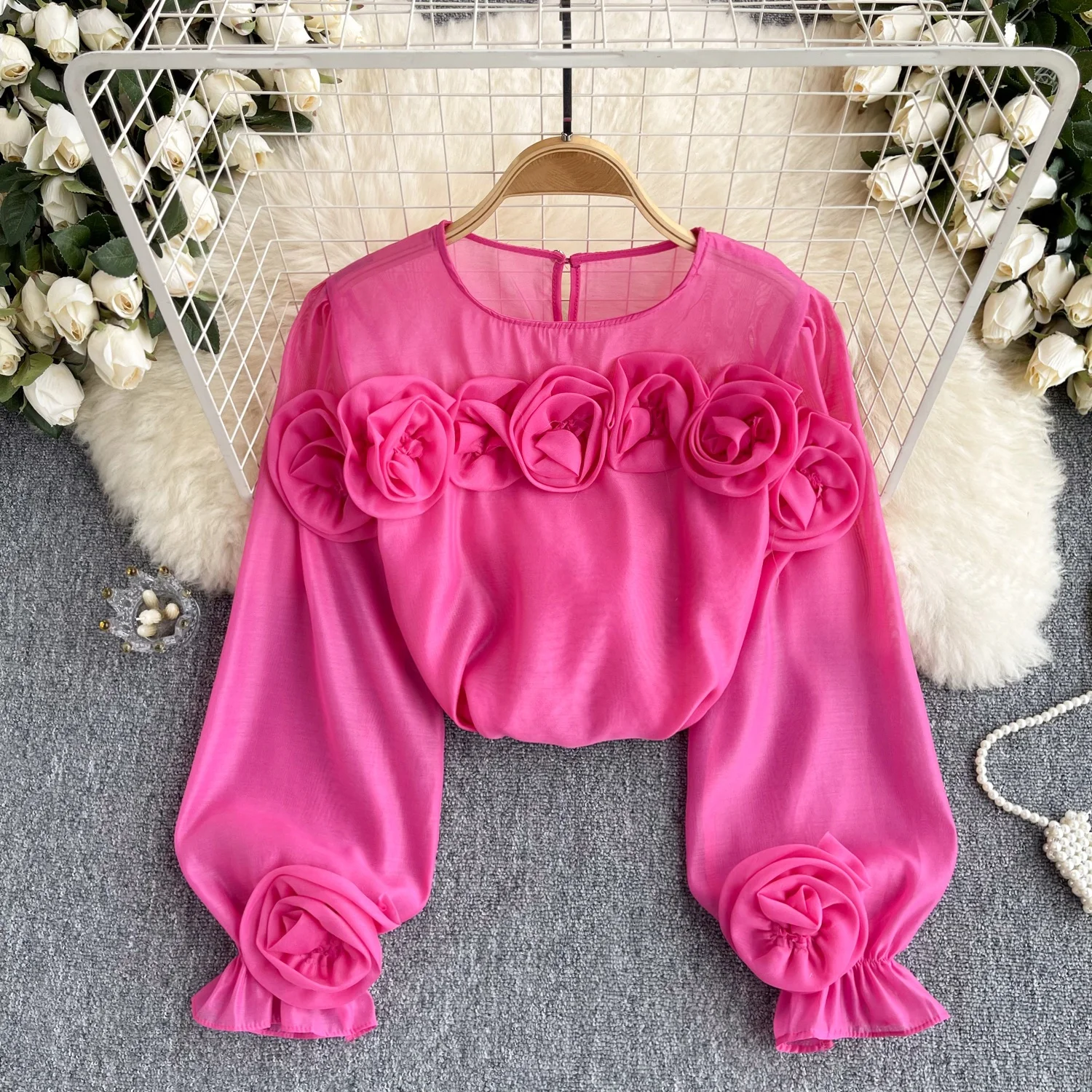 Clothland Women Elegant Sweet Flower Blouse Patchwork Long Sleeve Candy Color Shirt Cute Fashion Spring Tops Blusa LB109
Clothland Women Elegant Sweet Flower Blouse Patchwork Long Sleeve Candy Color Shirt Cute Fashion Spring Tops Blusa LB109