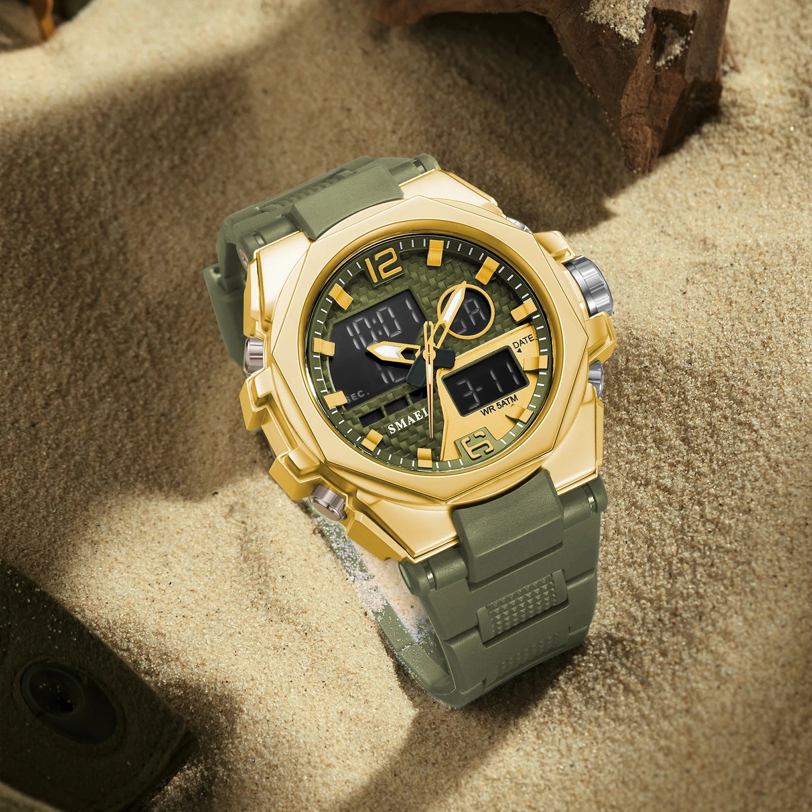 НОВЫЕ спортивные часы для мужчин SMAEL с двойным временем, цифровые светодиодные часы, будильник 8103, модные мужские наручные часы, цифровые светодиодные часы, спортивные
НОВЫЕ спортивные часы для мужчин SMAEL с двойным временем, цифровые светодиодные часы, будильник 8103, модные мужские наручные часы, цифровые светодиодные часы, спортивные