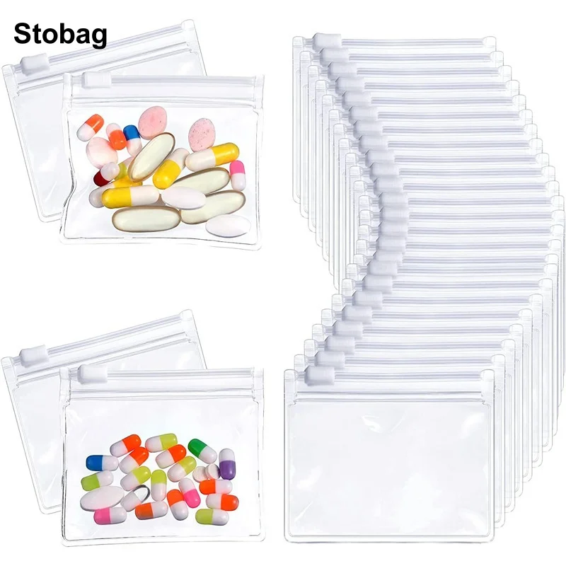 StoBag 50pcs Transparent Clear Mini Packaging Bag Ziplock Zipper Sealing Small Plastic Jewelry Storage Travel Reusable Pouch
StoBag 50pcs Transparent Clear Mini Packaging Bag Ziplock Zipper Sealing Small Plastic Jewelry Storage Travel Reusable Pouch