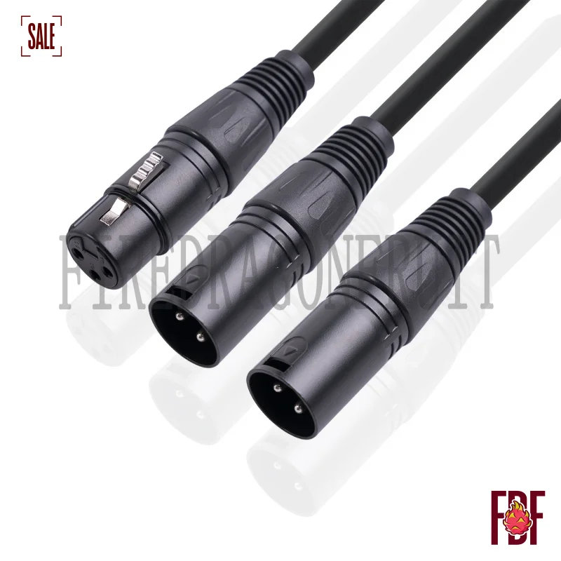 HighQuality 0.5 Meter XLR Y 1 Female to 2 Male Microphone Splitter Cord Studio Streaming Podcast and Live Sound Setup
HighQuality 0.5 Meter XLR Y 1 Female to 2 Male Microphone Splitter Cord Studio Streaming Podcast and Live Sound Setup
