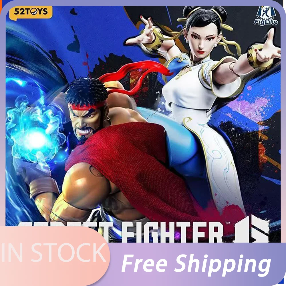 In Stock 52toys Street Fighter 6 Chun-Li Action Figure 1/12 Ryu Figurine Replaceable Head Pvc Collectible Toy Kid Gift
In Stock 52toys Street Fighter 6 Chun-Li Action Figure 1/12 Ryu Figurine Replaceable Head Pvc Collectible Toy Kid Gift