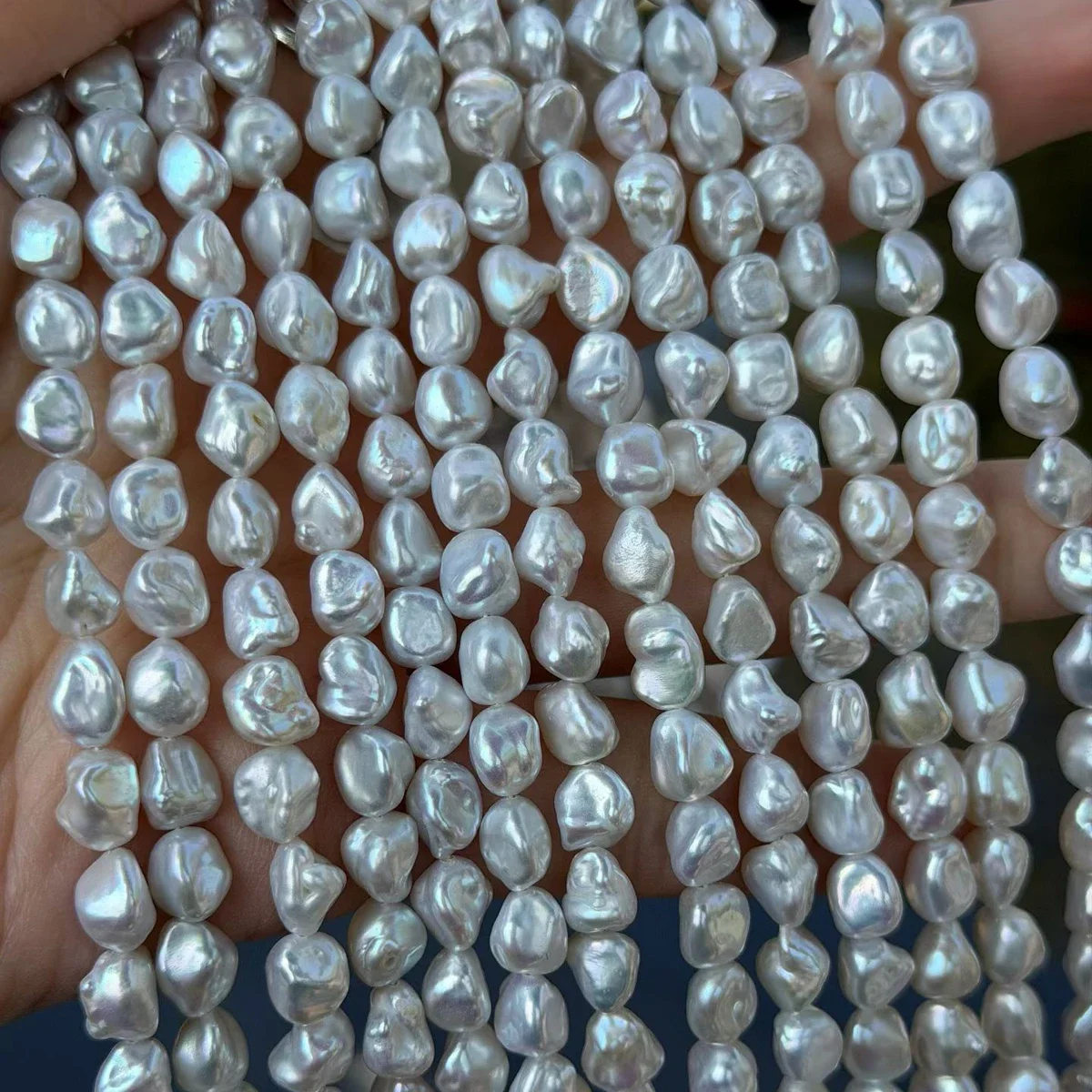 6-7mm Natural Freshwater Pearl Baroque Irregular Spacer Beads Jewelry Making DIY Accessories for Necklace Earrings Bracelet Wome
6-7mm Natural Freshwater Pearl Baroque Irregular Spacer Beads Jewelry Making DIY Accessories for Necklace Earrings Bracelet Wome