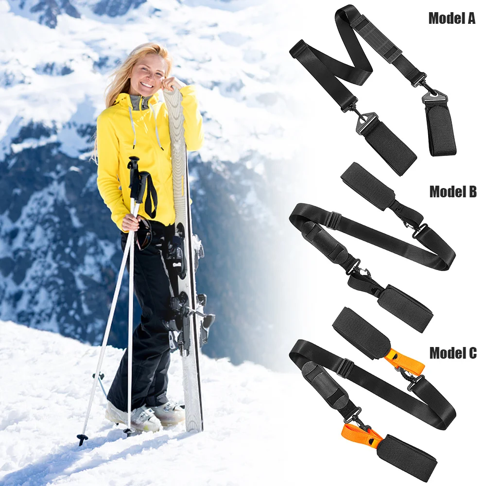 1Pc Ski Pole Carrying Strap Nylon Adjustable Ski Pole Shoulder Strap Skiboard Fixed Strap with Ant-Slip Pad Skiing Accessories
1Pc Ski Pole Carrying Strap Nylon Adjustable Ski Pole Shoulder Strap Skiboard Fixed Strap with Ant-Slip Pad Skiing Accessories
