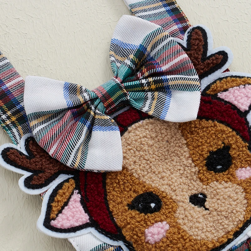 Baby Girl Christmas Outfits Solid Color Long Sleeve Romper Cartoon Plaid Suspender Skirt Headband 3Pcs Toddler Clothes Set
Baby Girl Christmas Outfits Solid Color Long Sleeve Romper Cartoon Plaid Suspender Skirt Headband 3Pcs Toddler Clothes Set