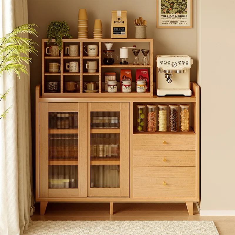 Japanese-style dining side cabinet By the wall Integrated locker Living room cabinet Office tea cabinet
Japanese-style dining side cabinet By the wall Integrated locker Living room cabinet Office tea cabinet