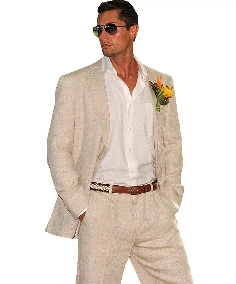 2 Pieces Beige Suits for Men Slim Fit Groom Tuxedos Wedding Suits Best Man Groomsmen Formal Party Prom Suit Male Jacket+Pants
2 Pieces Beige Suits for Men Slim Fit Groom Tuxedos Wedding Suits Best Man Groomsmen Formal Party Prom Suit Male Jacket+Pants