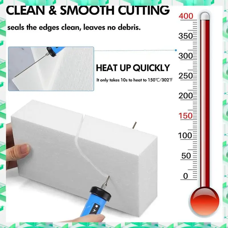 FIZP Hot Wire Knife Foam Cutter Tool Set 4-In-1 Foam Cutter Electric Foam Cutting Tool With 4 Cutting Machine Pen, US Plug
FIZP Hot Wire Knife Foam Cutter Tool Set 4-In-1 Foam Cutter Electric Foam Cutting Tool With 4 Cutting Machine Pen, US Plug