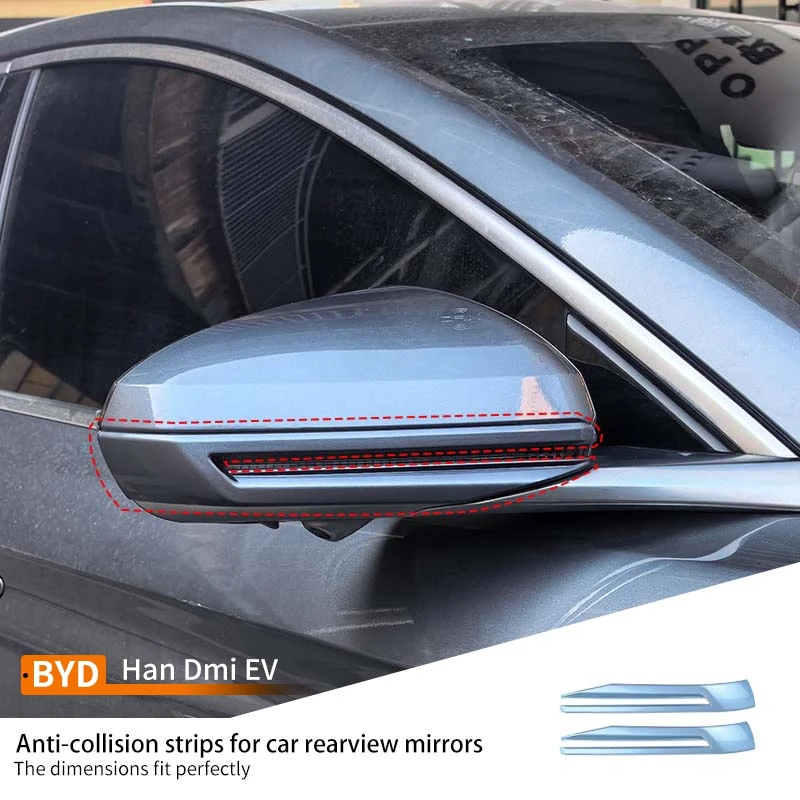 2Pcs Car Rearview Mirror Anti-collision Strip Anti-collision Wear-resistant Protective Sticker For Byd Han Dmi Ev 2020-2025
2Pcs Car Rearview Mirror Anti-collision Strip Anti-collision Wear-resistant Protective Sticker For Byd Han Dmi Ev 2020-2025