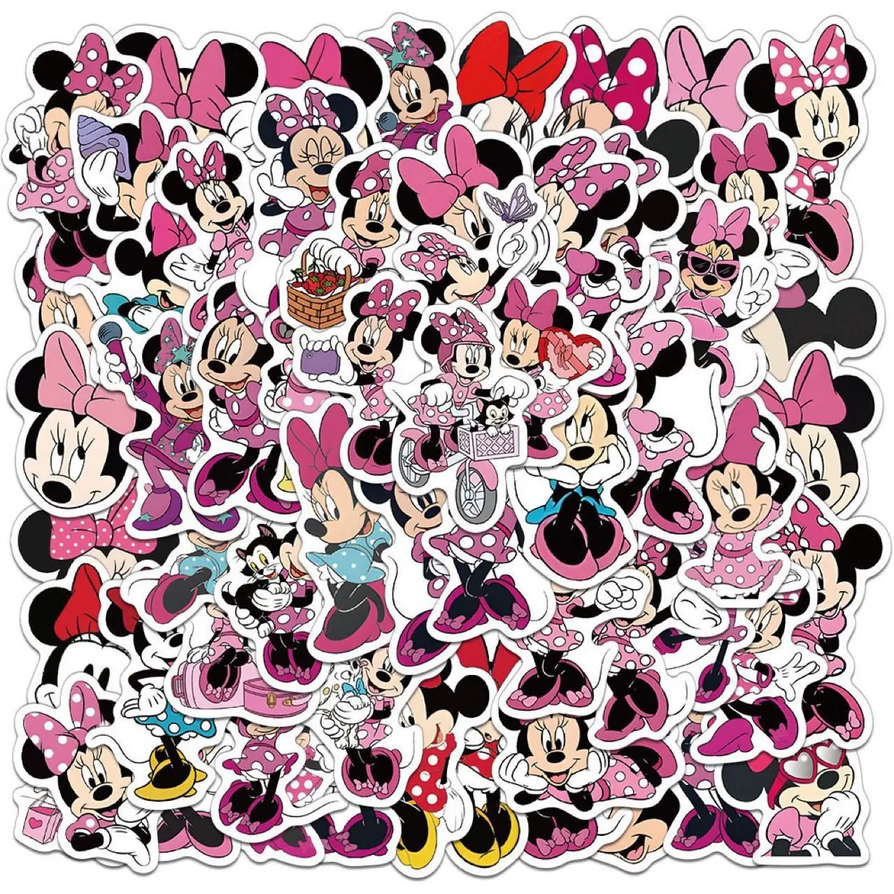 50pcs Minnie Mouse Stickers Cute Notebook Phone Fridge Wall Decals Waterproof Graffiti Scrapbooking Sticker
50pcs Minnie Mouse Stickers Cute Notebook Phone Fridge Wall Decals Waterproof Graffiti Scrapbooking Sticker