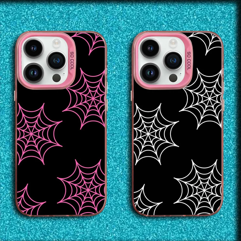 Spider Cobweb Phone Case For iPhone 16,15,14,13,12,11,Mini,Pro,MAX Pink Matte Silicone Cover
Spider Cobweb Phone Case For iPhone 16,15,14,13,12,11,Mini,Pro,MAX Pink Matte Silicone Cover