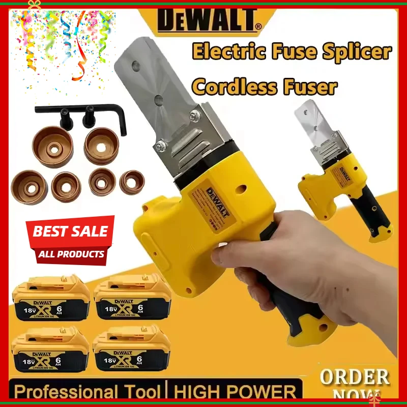 Dewalt Cordless Electric Fuser Fuse Splicer Pipe Fuser PPR PE Soldering Iron Plastic Tube PP Heating Hot Melt Welding Machine
Dewalt Cordless Electric Fuser Fuse Splicer Pipe Fuser PPR PE Soldering Iron Plastic Tube PP Heating Hot Melt Welding Machine