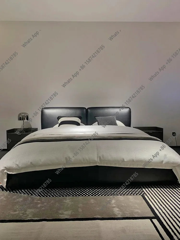 Zx Italian Minimalist First Layer Real Yellow Cowhide Designer High-end 1.8 Meters 1.5 Master Bedroom Double Bed
Zx Italian Minimalist First Layer Real Yellow Cowhide Designer High-end 1.8 Meters 1.5 Master Bedroom Double Bed