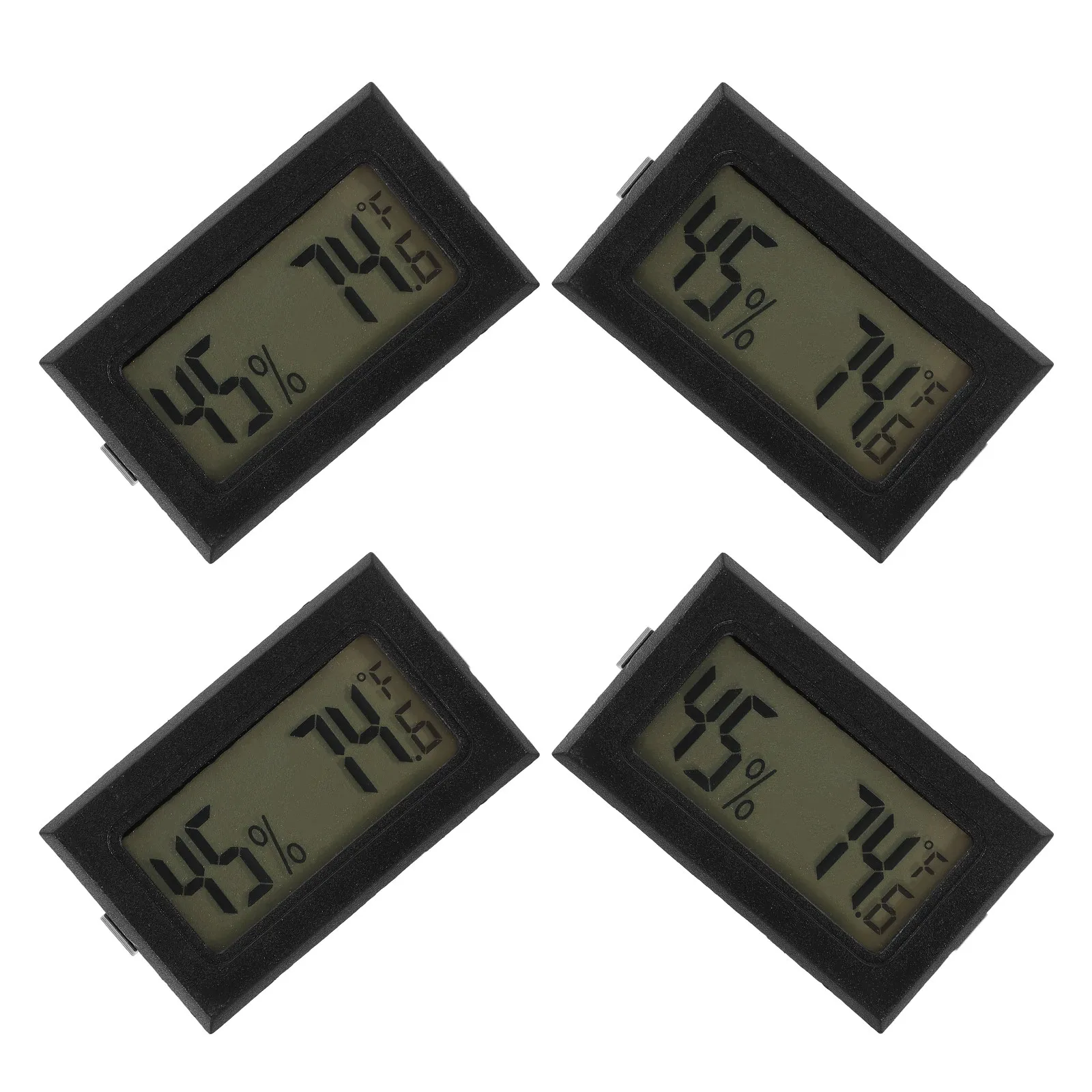4Pcs Mini Digital Thermometer Hygrometer Indoor Temperature Humidity Monitor Large Clear Display Portable for Home Car Garage
4Pcs Mini Digital Thermometer Hygrometer Indoor Temperature Humidity Monitor Large Clear Display Portable for Home Car Garage