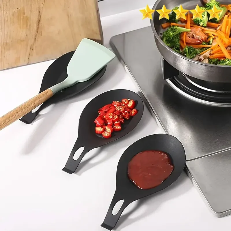 【Hot sales】Silicone Spoon Rest Spatula Holder Heat Resistant Utensil Placemat Tray Kitchen Tools Dry ice serving plate
【Hot sales】Silicone Spoon Rest Spatula Holder Heat Resistant Utensil Placemat Tray Kitchen Tools Dry ice serving plate