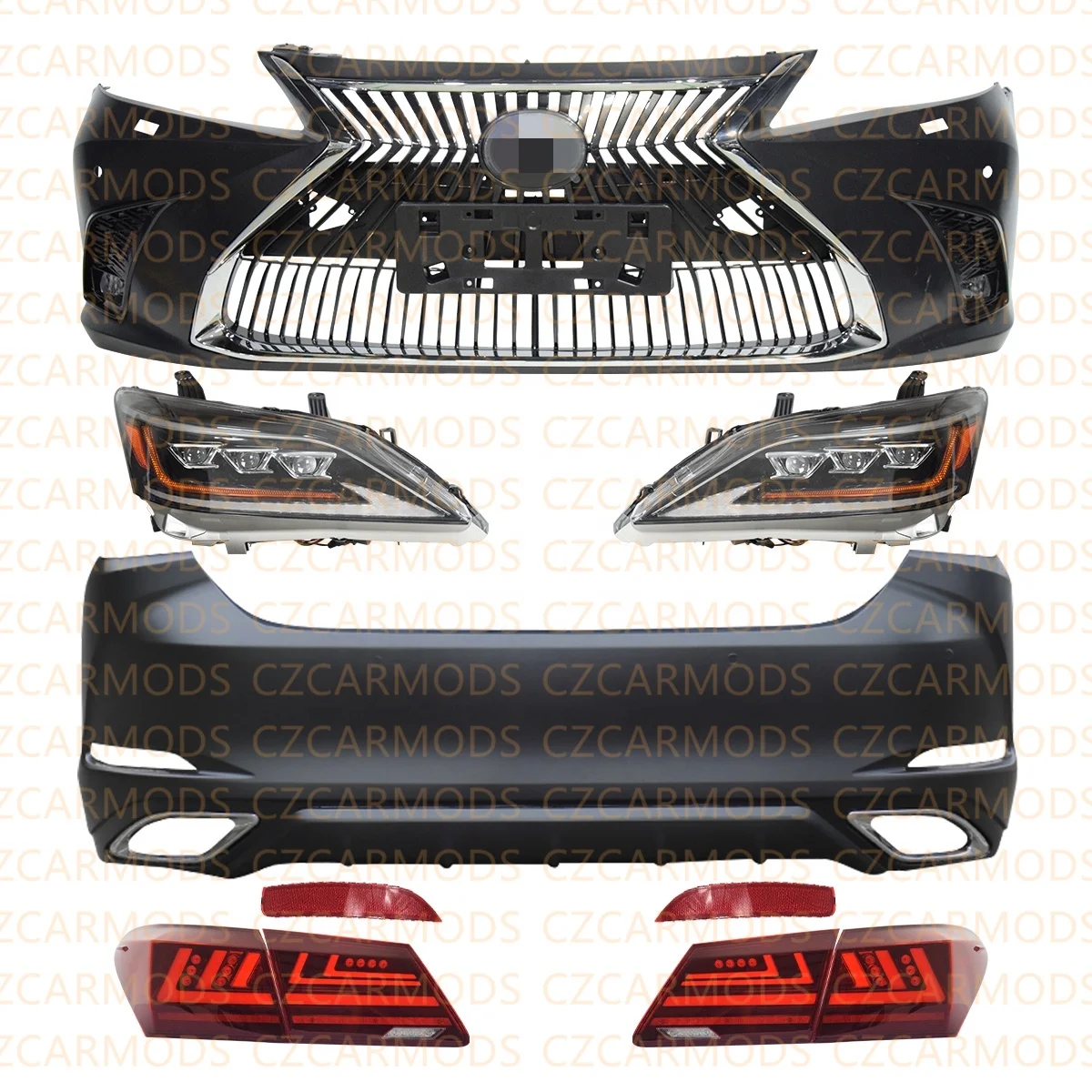Car Body Kit for LEXUS ES ES350 ES240 2006 2007-2012 2010 Upgrade 2018 2019 ES Front Bumper Headlight Rear Bumper Taillights
Car Body Kit for LEXUS ES ES350 ES240 2006 2007-2012 2010 Upgrade 2018 2019 ES Front Bumper Headlight Rear Bumper Taillights