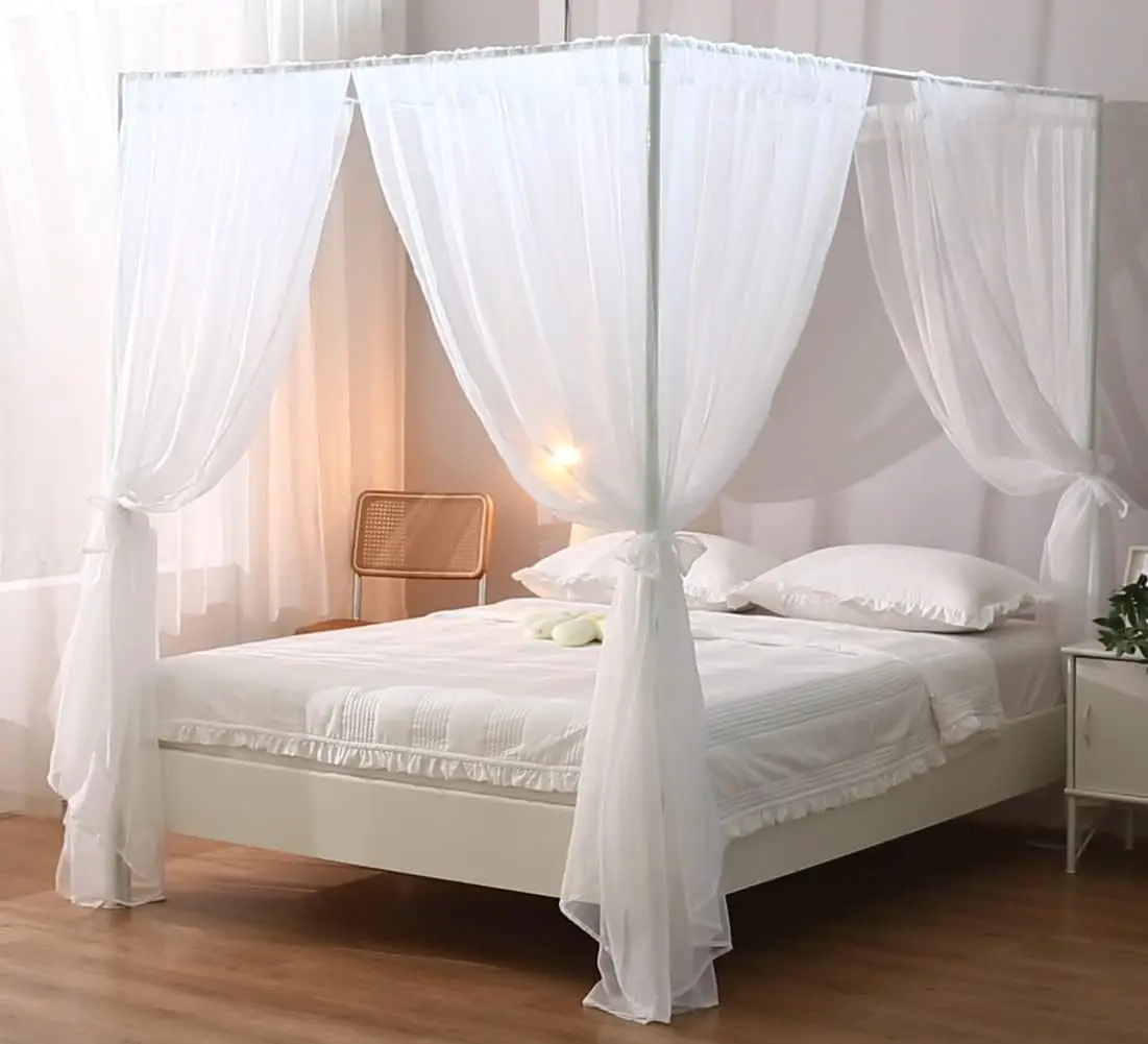 Белая кровать с балдахином Ain For Queen Bed, мягкий шарф с балдахином для кровати для девочек и взрослых (полный/королевский, белый)
Белая кровать с балдахином Ain For Queen Bed, мягкий шарф с балдахином для кровати для девочек и взрослых (полный/королевский, белый)