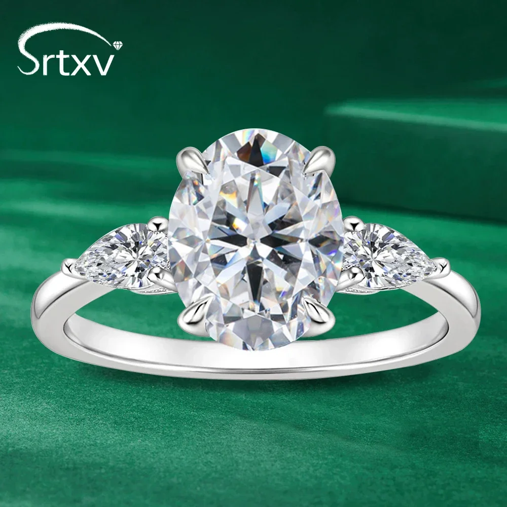 3CT 8*10mm Oval Cut D Color Moissanite Diamond Rings For Women S925 Sterling Silver 18k Plated Bride Wedding Band Jewelry Gifts
3CT 8*10mm Oval Cut D Color Moissanite Diamond Rings For Women S925 Sterling Silver 18k Plated Bride Wedding Band Jewelry Gifts