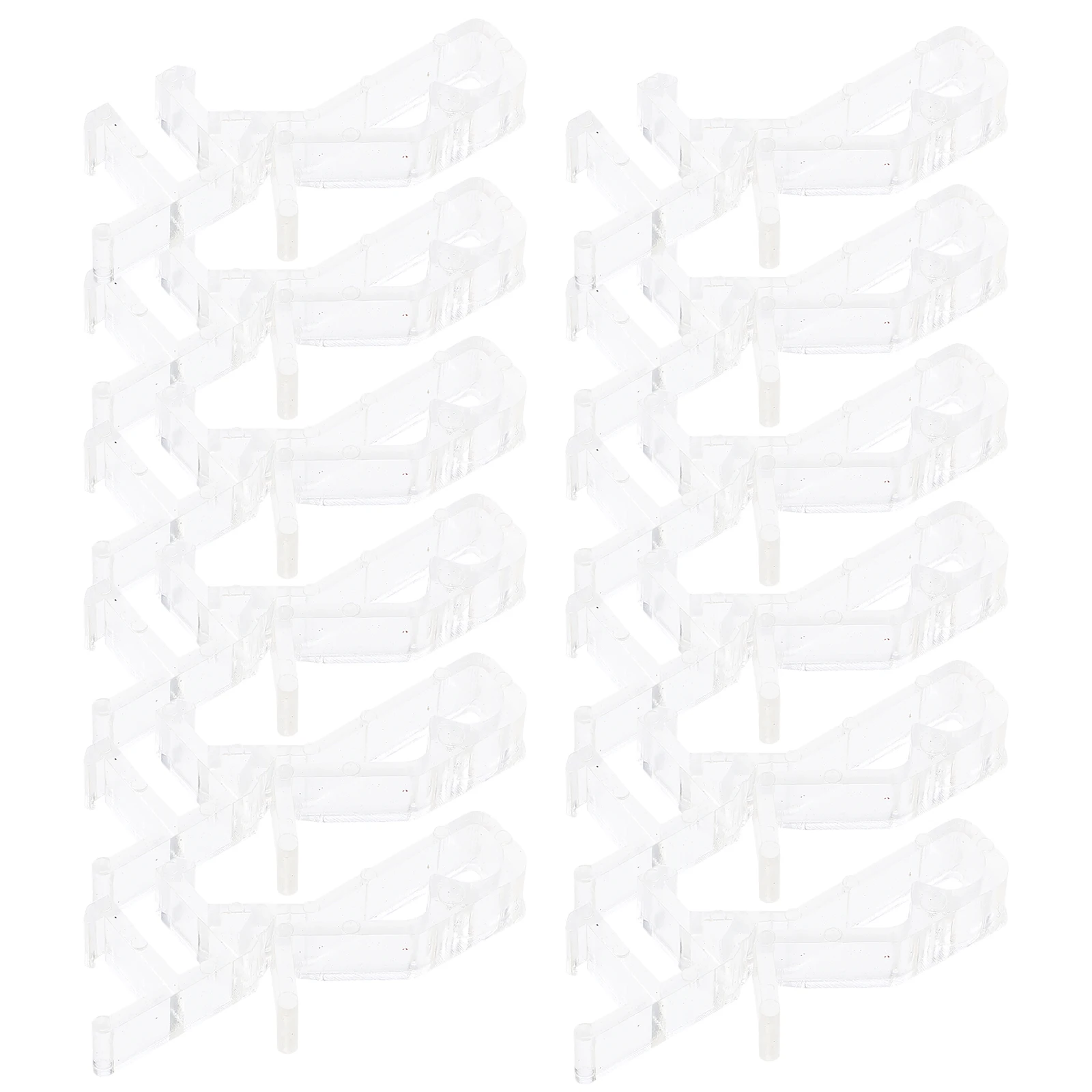 12pcs Valance Clips Transparent Acrylic Curtain Clips for Blinds Easy Adjust Window Valances Blind Replacement Parts Hidden
12pcs Valance Clips Transparent Acrylic Curtain Clips for Blinds Easy Adjust Window Valances Blind Replacement Parts Hidden