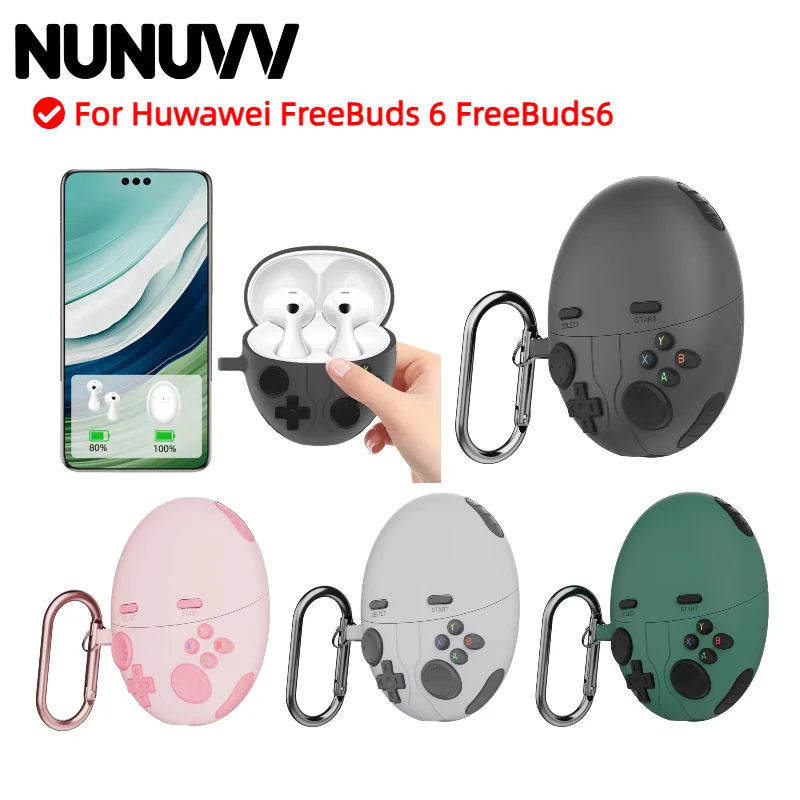 NUNUVV Case for Huwawei FreeBuds 6 FreeBuds6 Like Hand Shank 3D Gamepad Game Cases Protect Silicone Wireless Earphone Covers
NUNUVV Case for Huwawei FreeBuds 6 FreeBuds6 Like Hand Shank 3D Gamepad Game Cases Protect Silicone Wireless Earphone Covers